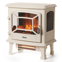 TURBRO TS20-SD Electric Fireplace Heater with Sound