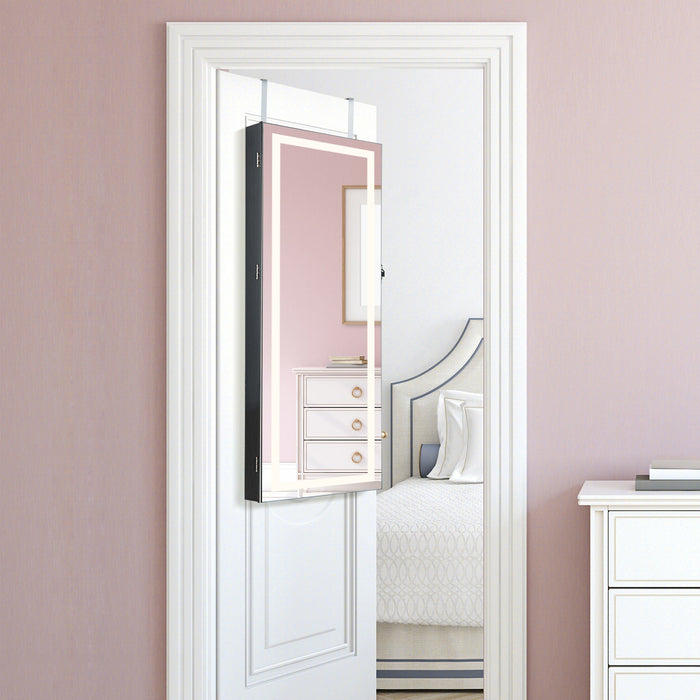 42.5-Inch LED Mirror Jewelry Cabinet