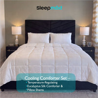 Comforter Set with Two Quilted Pillow Shams